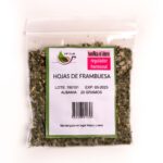 hojas de frambuesa